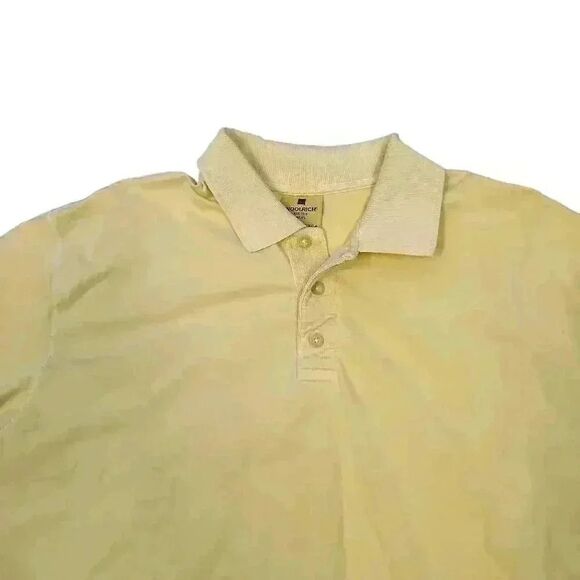Woolrich Men's Mustard Gold Yellow Cotton Short Sleeve Polo Shirt - Picture 8 of 12